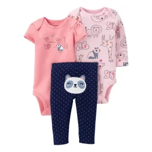 Conjunto Bebê Carter’s 3 Peças - Panda