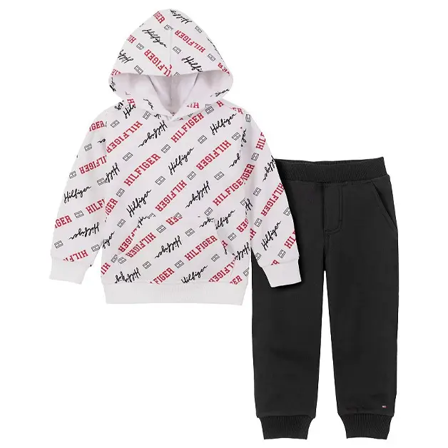 Conjunto Infantil Tommy Hilfiger - Branco com Capuz