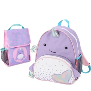 Kit Mochila e Lancheira Infantil Skip Hop - Zoo Baleia