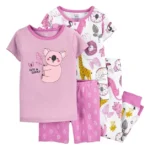 Kit Pijama Infantil Carter's 4 peças - Coala